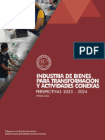 Industria de Bienes para Transformación y Actividades Conexas 2022