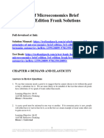 Principles of Microeconomics Brief Edition 3rd Edition Frank Solutions Manual 1