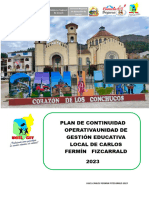 Plan de Continuidad Operativa CFF 2023