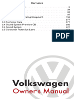 2002 VW Golf Owners Manual