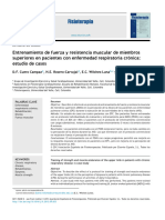 2014 Entrenamiento de Fuerza y Resistencia Muscular de Miembros Superiores en Pacientes Con Enfermedad Respiratoria Crónica, Estudio de Casos