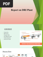 DRI Plant Process at Tata Steel BSL | PDF
