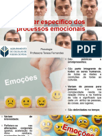 Caracter Específico Dos Processos Emocionais Psicologia