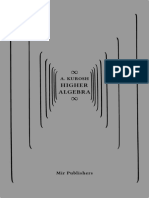 (Kurosh) Higher Algebra - Mir Publisher