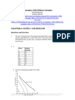 Economics 10th Edition Colander Solutions Manual 1