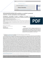 ESPGHAN ESPEN ESPR CSPEN Guidelines on Pediatric Parenteral Nutrition Calcium Phosphorus and Magnesium