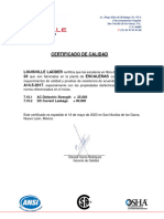 Certificado Dielectrico Louisville 2023