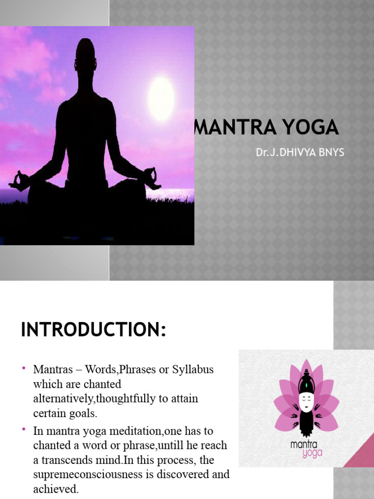 Mantra Yoga Pdf Mantra Meditation