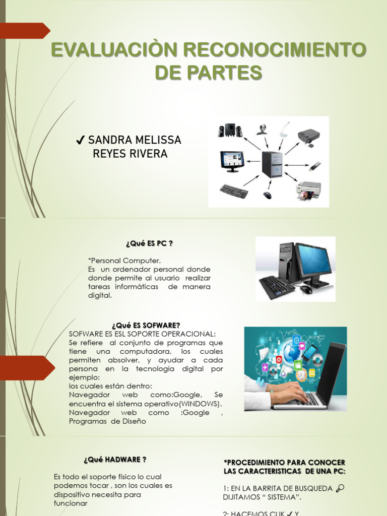 Reconocimiento de Partes | PDF | Hardware de la computadora ...
