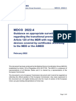 MDCG 2022 - 4 - Med-IVD Tech