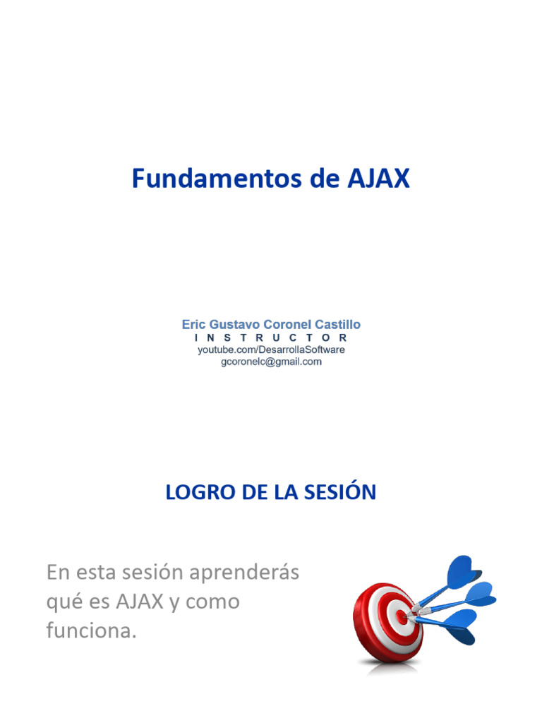 Fundamentos de AJAX para Web Devs | PDF