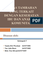 Tugas Tambahan Yang Terakit Dengan Kesehatan Ibu Dan Anak Dikomunitas