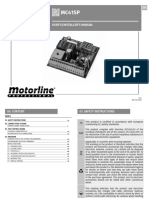 Manual de Utilizare Unitate de Comanda MC41SP