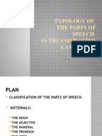 Typology of The Parts of Speech