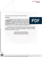 Documento de Certificación Supletoria