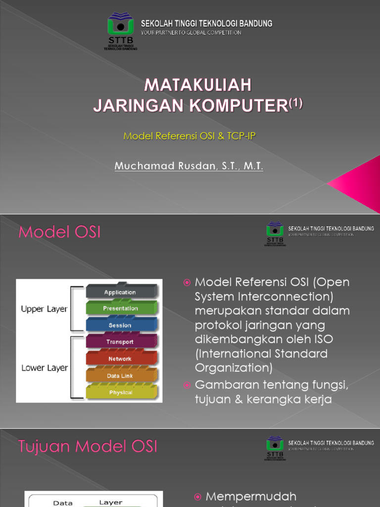 Jaringan Komputer I - Model Referensi OSI & TCP-IP | PDF