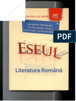 Literatura Romana Eseul L Paicu M Lupu M Lazar PDF