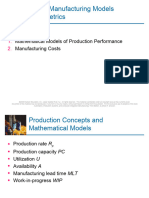 Chapter 3 Manufacturing Metrics and Economics