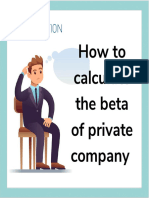 Beta of Private Company