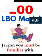 100 LBO Model Jargons