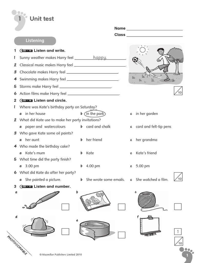 U 1 Test | PDF