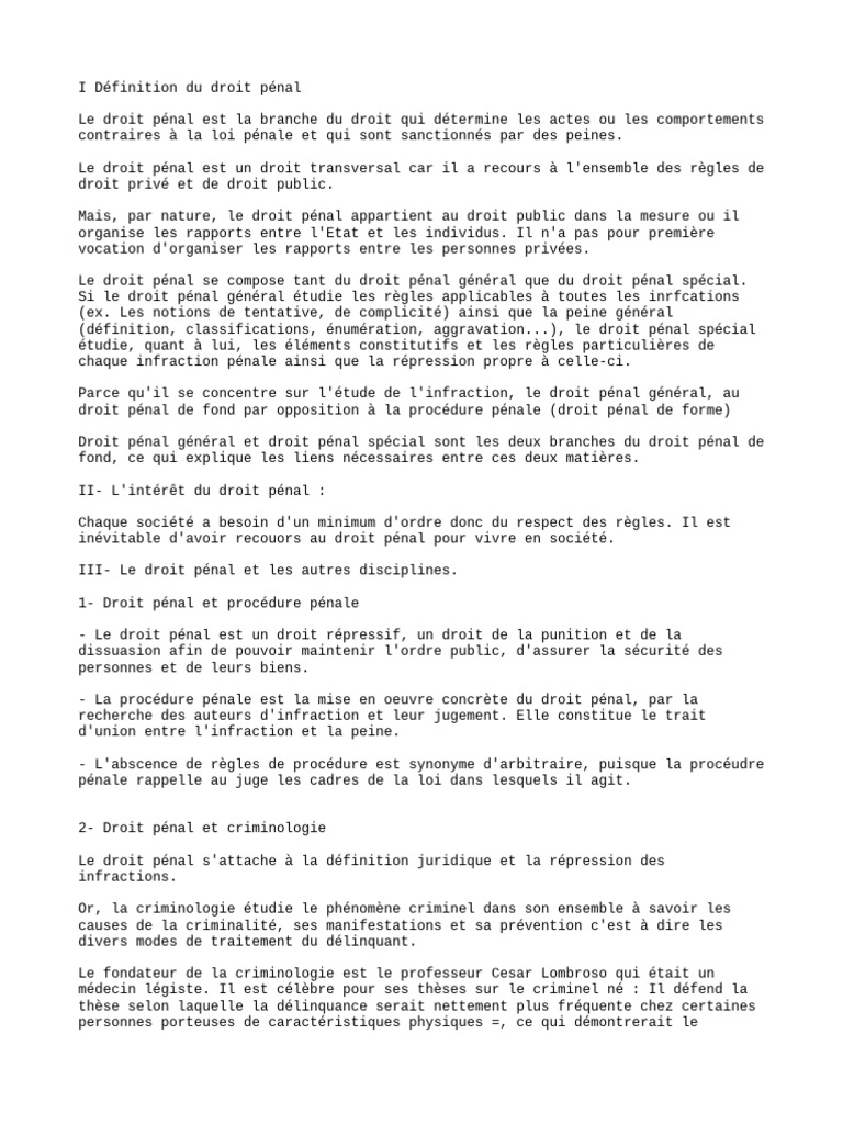 Comprendre le droit pénal et ses enjeux | PDF | Sciences sociales