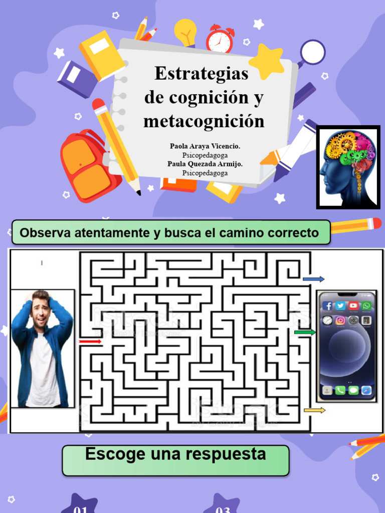 Estrategias Cognitivas y Metacognitivas | PDF | Memoria | Aprendizaje