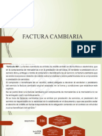 Factura Cambiaria, Contrato de Factoraje y Descuento