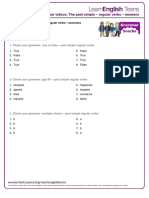 Gs Past Simple Regular - Answers 0