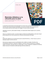 Materiales Didácticos en La Educación para La Salud (Presentación y Notas)