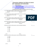 Elementary Statistics 2nd Edition Navidi Test Bank 1