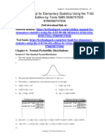Elementary Statistics Using The TI-83 84 4th Edition Triola Solutions Manual 1