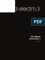Nord Electro 3 Manual v3.x (Eng)