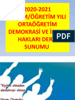 Demokrasi Ve Insan Haklari Sunum