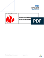 Fire Safety Protocol 11 - Personal Emergency Evacuation Plan