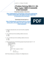 Engineering Problem Solving With C++ 4th Edition Etter Test Bank 1