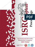 ISRCongress2019Tbilsi Proceedings