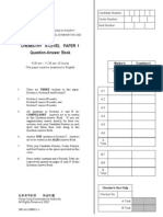 AL Chemistry 2002 Paper 1