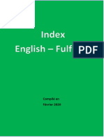 03 Fulfulde - Index (Anglais)