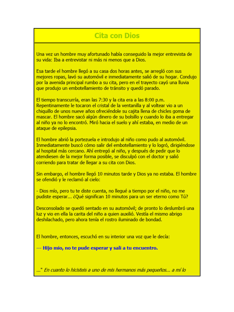 Cita Con Dios | PDF | Amor | Cristo (título), image size:768x1024