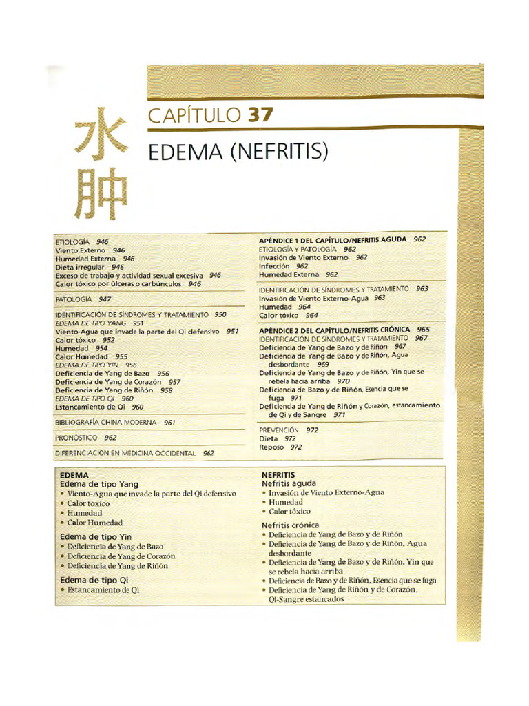 Edema Maciocia | PDF