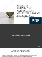 Minggu 2 - Analisis Akuntansi Adbi45323sks Analisis Laporan Keuangan