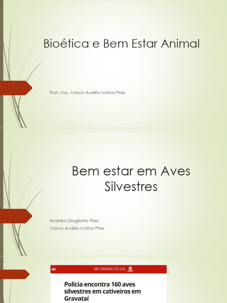 Bem+Estar+e+Tr%C3%A1fico+de+Animais+Silvestres | PDF