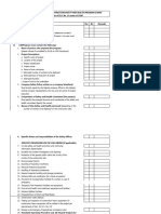 CSHP Checklist 2011