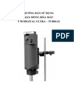 HDSD Máy đồng hóa mẫu T50 digital ULTRA-TURRAX