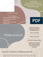 Sejarah Muhammadiyah & Pembaharuan Islam Di Indonesia