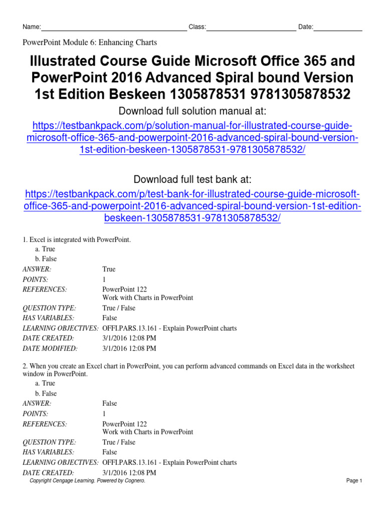 Illustrated Course Guide Microsoft Office 365 and PowerPoint 2016 ...