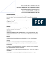 Trabajo Mediación Escolar - NEG. Y MED - ALT.DE RES. DE CONF. - Comisión P0, Turno Noche Morón, Dictado Virtual.