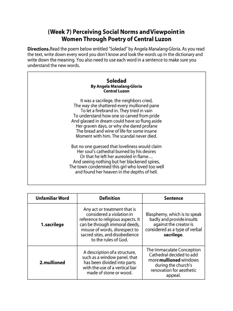 Meñoza Textbook Activity Week 7 | PDF