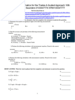 Mathematics For The Trades A Guided Approach 10th Edition Carman Test Bank 1